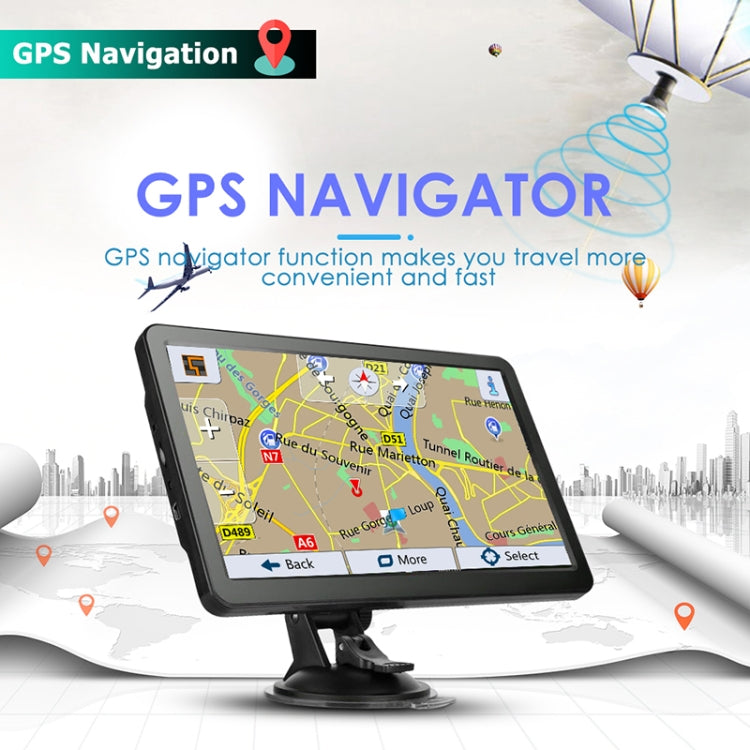 7 inch Car GPS Navigator 8G+256M Capacitive Screen High Configuration, Specification:Europe Map - In Car by buy2fix | Online Shopping UK | buy2fix