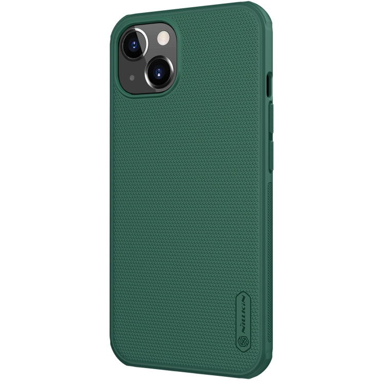 For iPhone 13 NILLKIN Super Frosted Shield Pro PC + TPU Protective Case(Dark Green) - iPhone 13 Cases by NILLKIN | Online Shopping UK | buy2fix