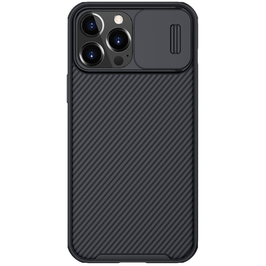 For iPhone 13 Pro Max NILLKIN Black Mirror Pro Series Camshield Full Coverage Dust-proof Scratch Resistant Phone Case (Black) - iPhone 13 Pro Max Cases by NILLKIN | Online Shopping UK | buy2fix