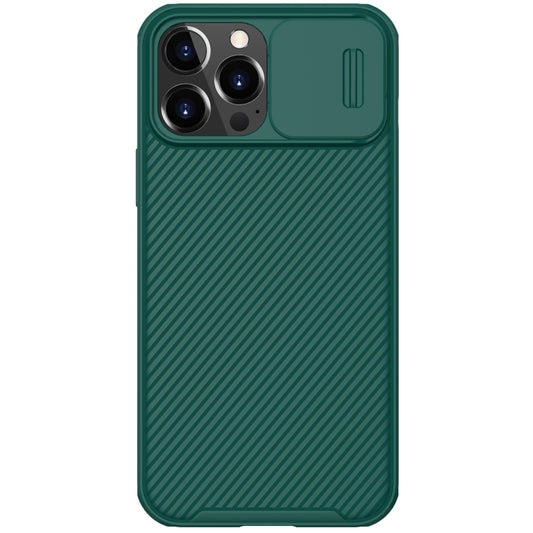 For iPhone 13 Pro Max NILLKIN Black Mirror Pro Series Camshield Full Coverage Dust-proof Scratch Resistant Phone Case (Green) - iPhone 13 Pro Max Cases by NILLKIN | Online Shopping UK | buy2fix