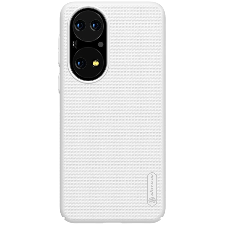 For Huawei P50 NILLKIN Frosted Concave-convex Texture PC Protective Case(White) - Huawei Cases by NILLKIN | Online Shopping UK | buy2fix