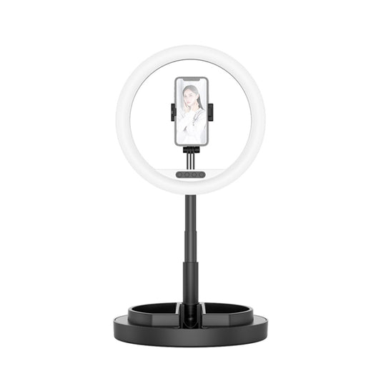 JM01 11 inch Single Position Fill Light Beauty Selfie Desktop Bracket Live Broadcast Integrated Floor LED Light(Black) - Consumer Electronics by buy2fix | Online Shopping UK | buy2fix