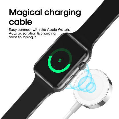 JOYROOM S-IW003S 2.5W Magnetic Wireless Charger for Apple Watch Series 1-6, Cable Length: 0.3m(White) - Apple Accessories by JOYROOM | Online Shopping UK | buy2fix