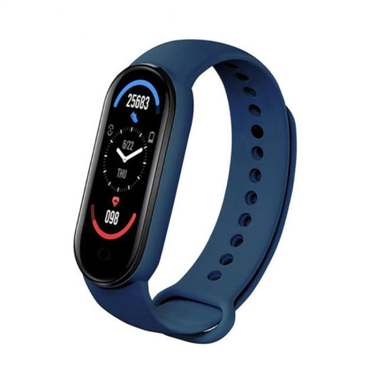 M6 Sports Smart Bracelet, Support Heart Rate Monitoring & Blood Pressure Monitoring & Sleep Monitoring & Sedentary Reminder, Type:Magnetic Charging(Blue) - Smart Wear by buy2fix | Online Shopping UK | buy2fix