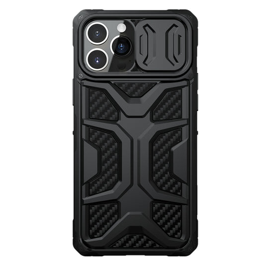 For iPhone 13 Pro NILLKIN Sliding Camera Cover Design Shockproof TPU + PC Protective Case (Black) - iPhone 13 Pro Cases by NILLKIN | Online Shopping UK | buy2fix