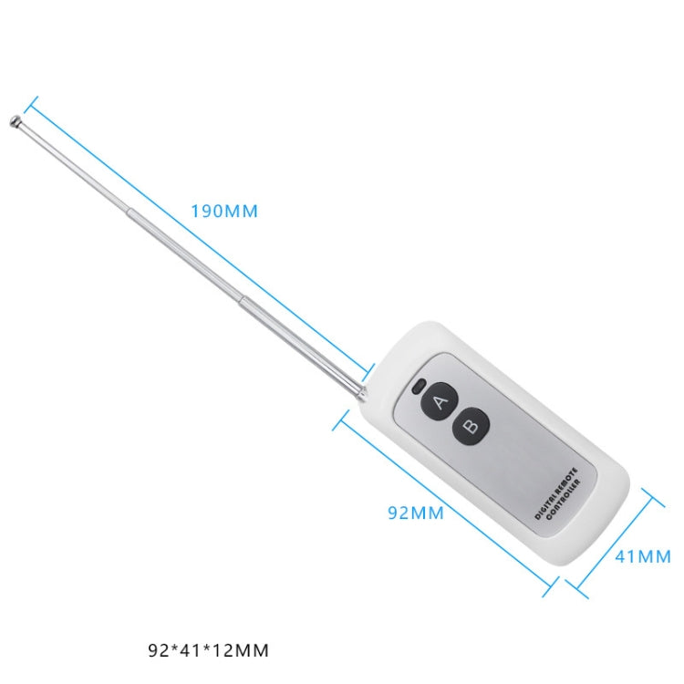 1000-2E Two-button Water Pump Motor Smart Socket Access Control Lamp Learning Wireless Remote Control, Frequency:433M 4.7(White) - Consumer Electronics by buy2fix | Online Shopping UK | buy2fix