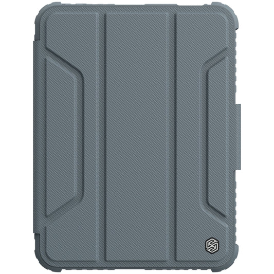 For iPad mini 6 NILLKIN Bumper Pro Horizontal Flip Tablet Case with Pen Slot & Holder & Sleep / Wake-up Function(Grey) - iPad mini 6 Cases by NILLKIN | Online Shopping UK | buy2fix