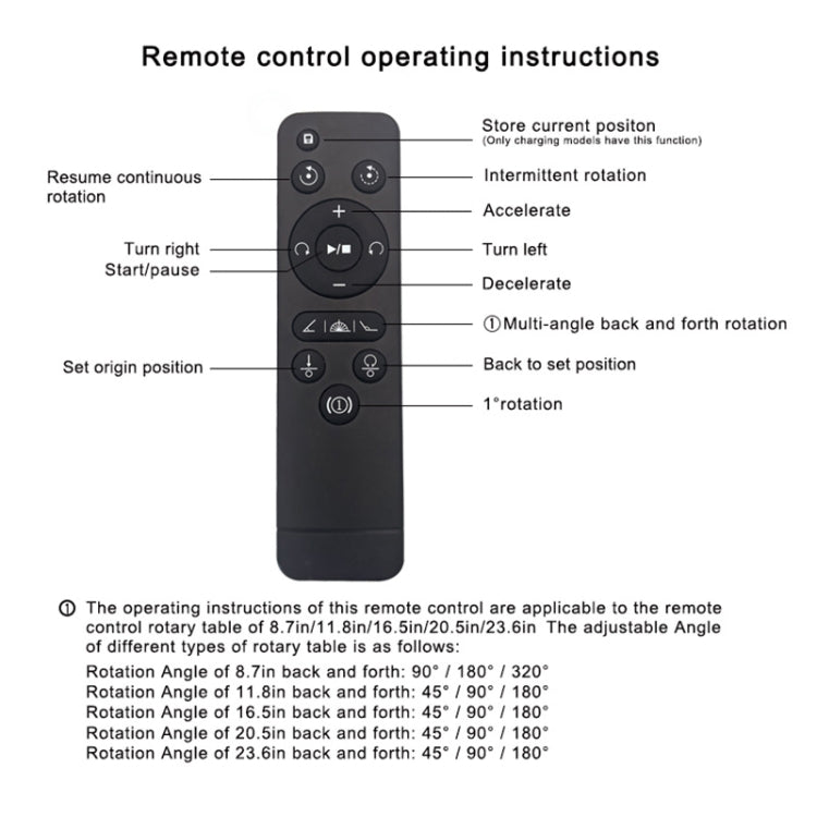 52cm Remote Control Electric Rotating Turntable Display Stand Video Shooting Props Turntable, Plug-in Power, Power Plug:US Plug(Black) - Camera Accessories by buy2fix | Online Shopping UK | buy2fix