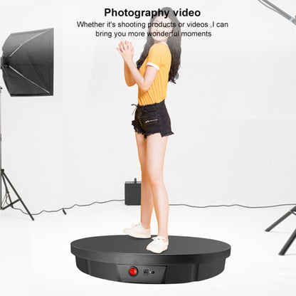 52cm Remote Control Electric Rotating Turntable Display Stand Video Shooting Props Turntable, Plug-in Power, Power Plug:US Plug(White) - Camera Accessories by buy2fix | Online Shopping UK | buy2fix