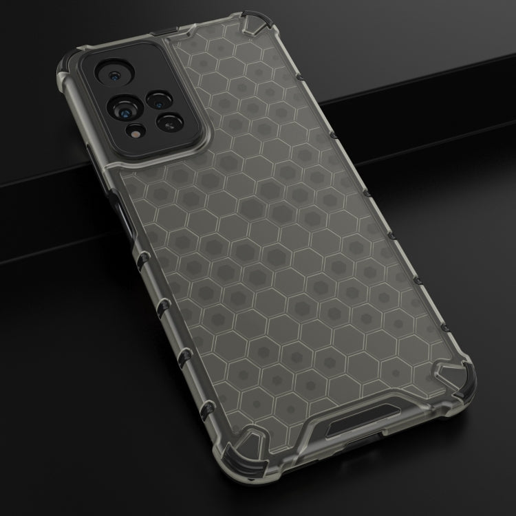 For Xiaomi Redmi Note 11 Pro 5G Shockproof Honeycomb PC + TPU Phone Case(Black) - Xiaomi Accessories by buy2fix | Online Shopping UK | buy2fix