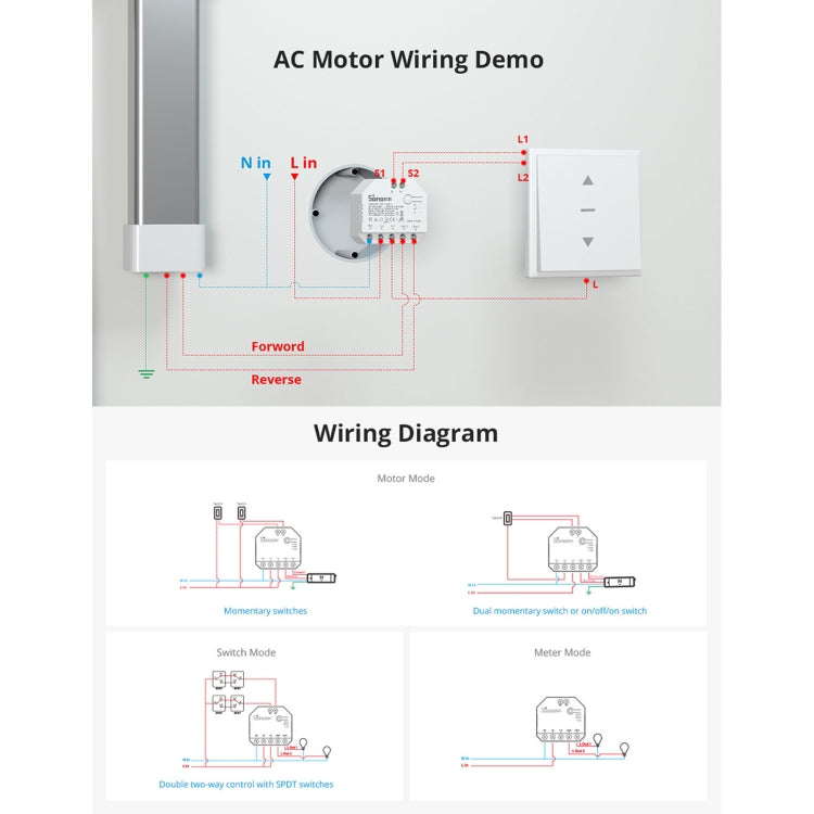 Sonoff DUALR3 Dual Ways Control WiFi Smart Switch Module - Smart Switch by Sonoff | Online Shopping UK | buy2fix