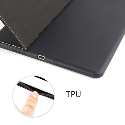 For iPad 10.2 2021 / 2020 / 2019 GEBEI PU+TPU Horizontal Flip Protective Case with Holder & Card Slots(Black) - iPad 10.2 Cases by GEBEI | Online Shopping UK | buy2fix