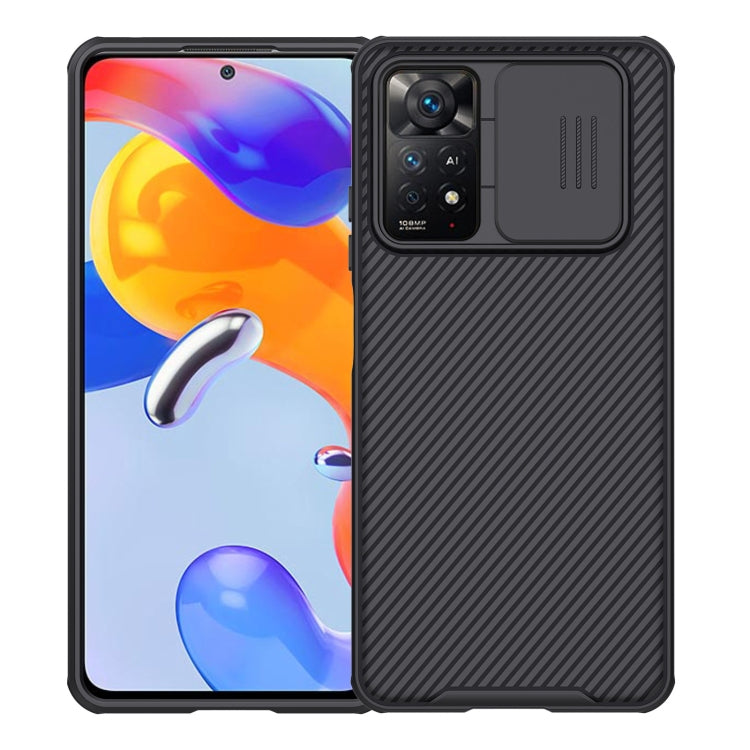 For Xiaomi Redmi Note 11 Pro Global / 11 Pro Global 5G / 11 Pro+ 5G India / 11E Pro 5G NILLKIN Black Mirror Pro Camshield PC Case (Black) - Xiaomi Cases by NILLKIN | Online Shopping UK | buy2fix