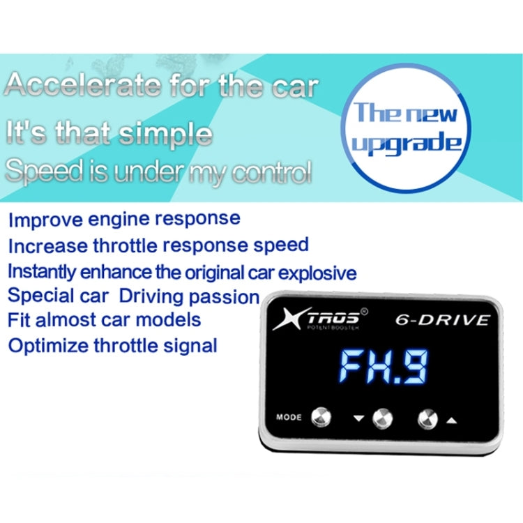 For Toyota Yaris 2006- TROS TS-6Drive Potent Booster Electronic Throttle Controller - In Car by TROS | Online Shopping UK | buy2fix