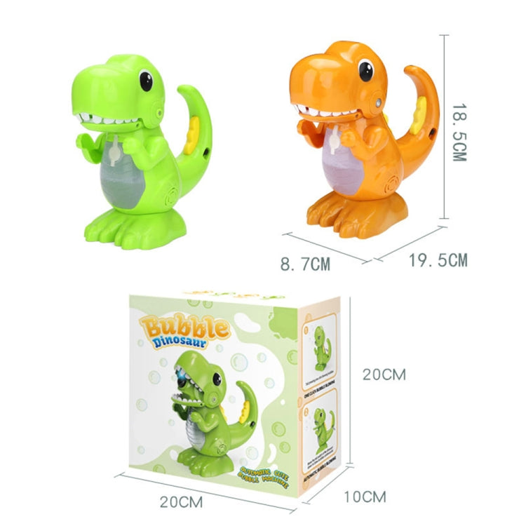 JJR/C V06 Dinosaur Sound Effect Electric Bubble Machine, Version:Charging(Orange) - Toy Sports by buy2fix | Online Shopping UK | buy2fix