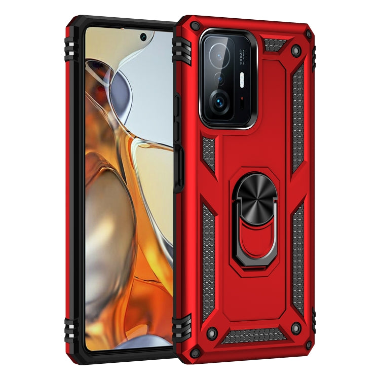 For Xiaomi 11T Pro Shockproof TPU + PC Phone Case(Red) - Xiaomi Cases by buy2fix | Online Shopping UK | buy2fix