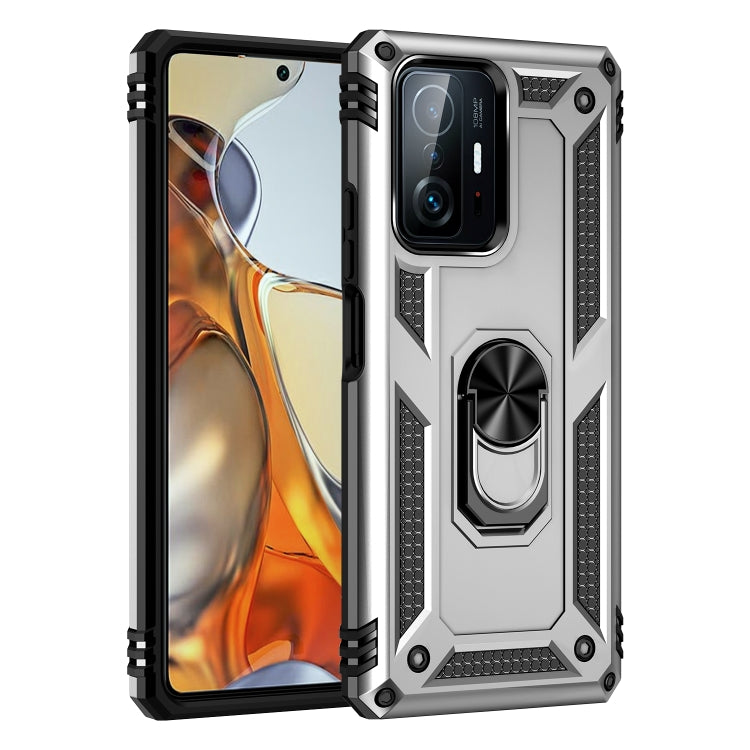 For Xiaomi 11T Pro Shockproof TPU + PC Phone Case(Silver) - Xiaomi Cases by buy2fix | Online Shopping UK | buy2fix