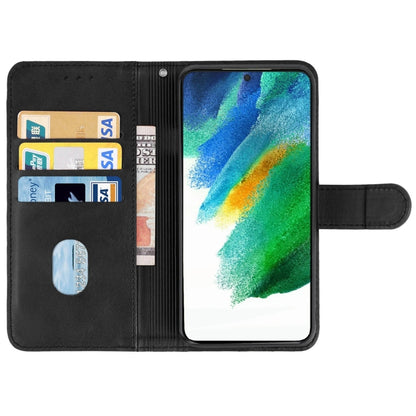 Leather Phone Case For Samsung Galaxy S21 FE 5G(Black) - Galaxy Phone Cases by buy2fix | Online Shopping UK | buy2fix