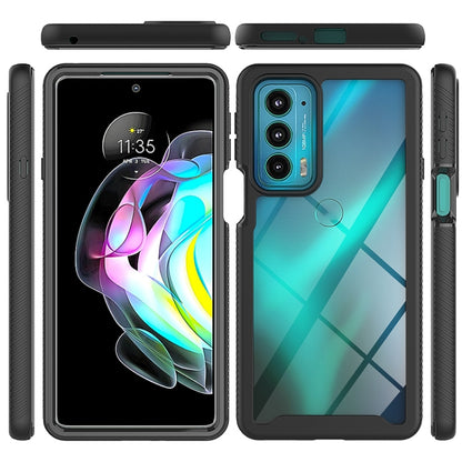 For Motorola Edge 20 Starry Sky PC + TPU Phone Case with PET Film(Black) - Motorola Cases by buy2fix | Online Shopping UK | buy2fix