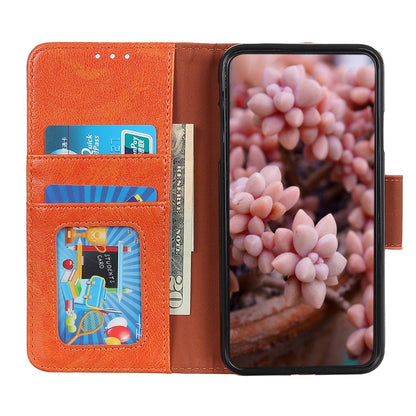 For Samsung Galaxy A13 4G Nappa Texture Horizontal Flip Leather Phone Case(Orange) - Galaxy Phone Cases by buy2fix | Online Shopping UK | buy2fix