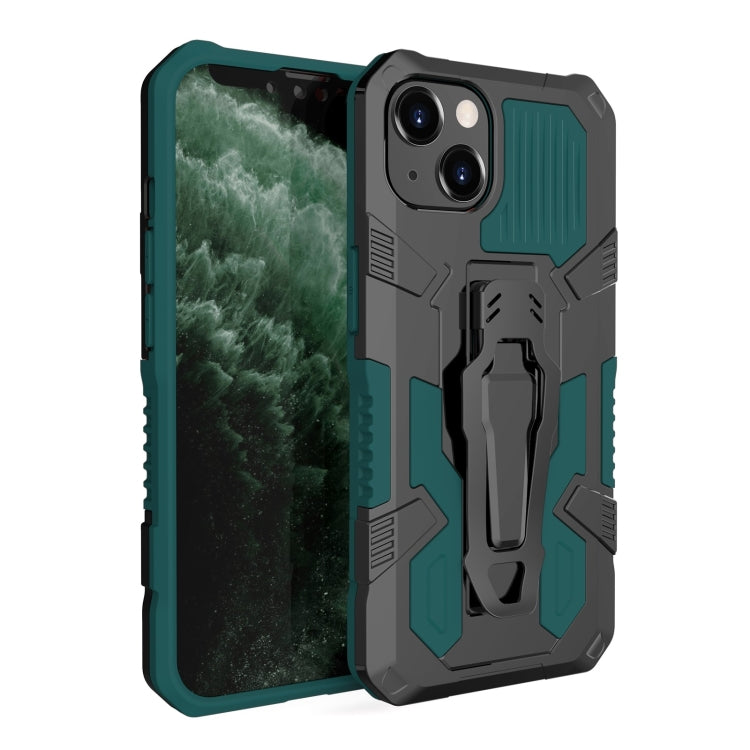 For iPhone 13 Pro Machine Armor Warrior PC + TPU Phone Case (Green) - iPhone 13 Pro Cases by buy2fix | Online Shopping UK | buy2fix