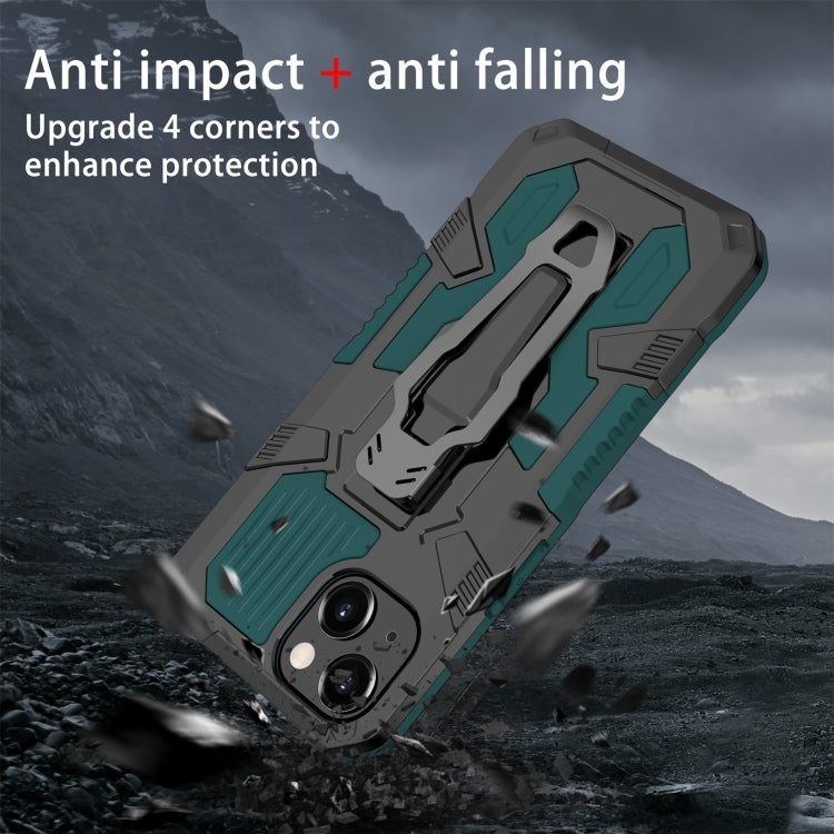 For iPhone 13 Pro Machine Armor Warrior PC + TPU Phone Case (Green) - iPhone 13 Pro Cases by buy2fix | Online Shopping UK | buy2fix