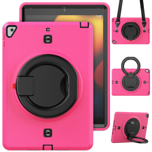 For iPad 10.2 2021 / 2020 TPU + PC Tablet Case(Rose Red) - iPad 10.2 Cases by buy2fix | Online Shopping UK | buy2fix