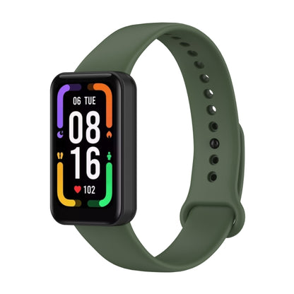 For Xiaomi Redmi Smart Band Pro Silicone Watch Band(Dark Green) - Smart Wear by buy2fix | Online Shopping UK | buy2fix