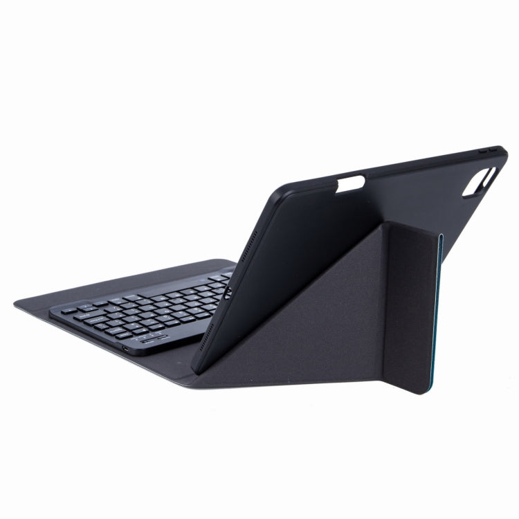 H-102 Bluetooth Keyboard Leather Case with Rear Three-fold Holder For iPad 10.2 2020 & 2019 / Pro 10.5 inch(Black) - Universal by buy2fix | Online Shopping UK | buy2fix