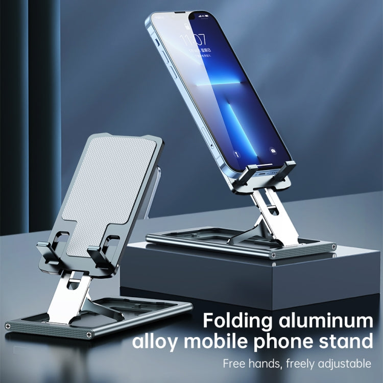 R-JUST HZ16 Slim Phone Desktop Holder(Rose Gold) - Desktop Holder by R-JUST | Online Shopping UK | buy2fix