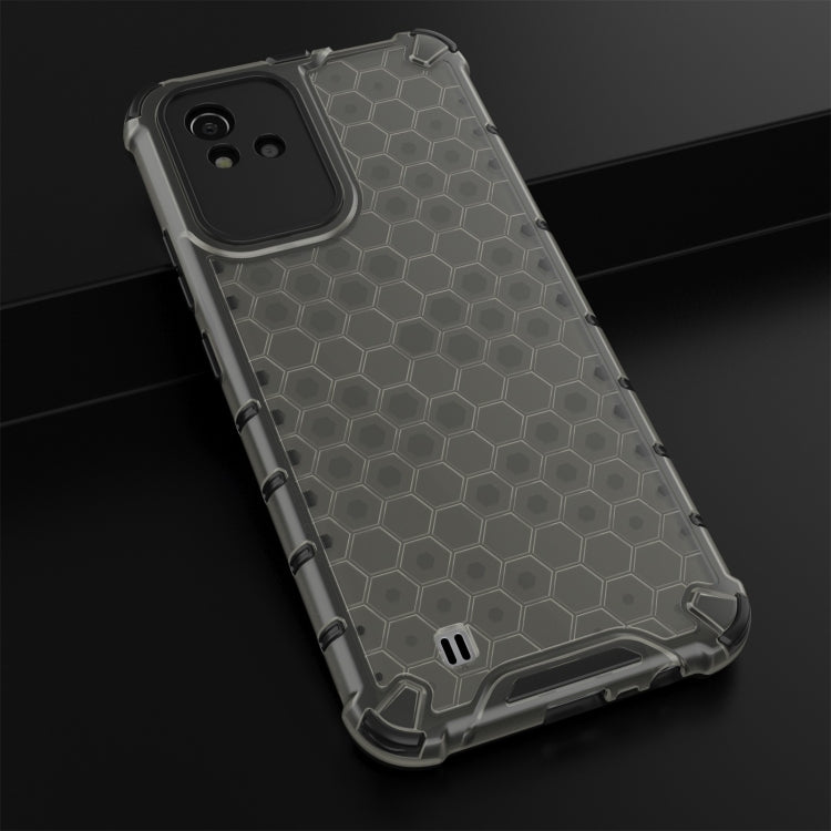 For OPPO Realme Narzo 50 4G Honeycomb PC + TPU Phone Case(Black) - Realme Cases by buy2fix | Online Shopping UK | buy2fix