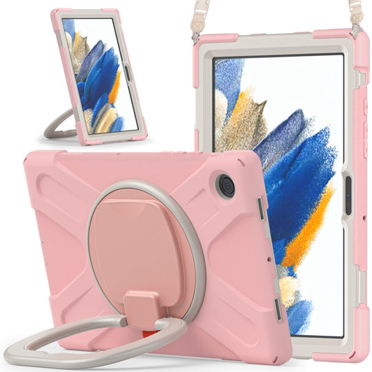For Samsung Galaxy Tab A8 10.5 2021 Silicone + PC Tablet Case(Rose Gold) - Other Galaxy Tab PC by buy2fix | Online Shopping UK | buy2fix
