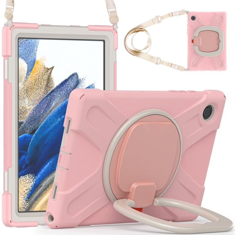 For Samsung Galaxy Tab A8 10.5 2021 Silicone + PC Tablet Case(Rose Gold) - Other Galaxy Tab PC by buy2fix | Online Shopping UK | buy2fix