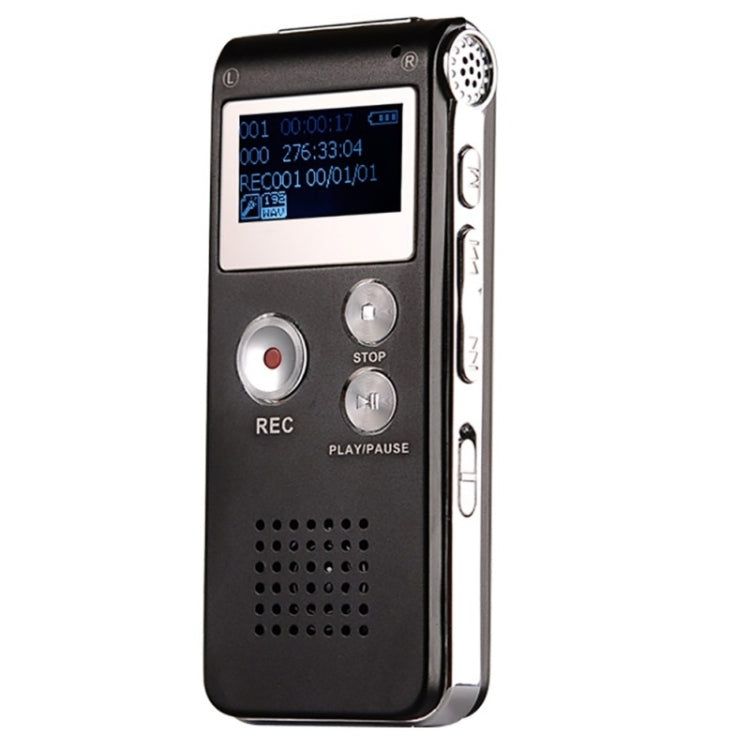 SK-012 4GB USB Dictaphone Digital Audio Voice Recorder with WAV MP3 Player VAR Function(Black) - Consumer Electronics by buy2fix | Online Shopping UK | buy2fix