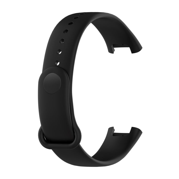 For Xiaomi Redmi Band Pro Solid Color Silicone Watch Band(Black) - Smart Wear by buy2fix | Online Shopping UK | buy2fix