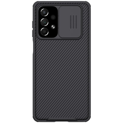 For Samsung Galaxy A73 5G NILLKIN Black Mirror Pro Series Camshield PC Phone Case(Black) - Galaxy Phone Cases by NILLKIN | Online Shopping UK | buy2fix