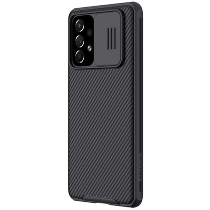 For Samsung Galaxy A73 5G NILLKIN Black Mirror Pro Series Camshield PC Phone Case(Black) - Galaxy Phone Cases by NILLKIN | Online Shopping UK | buy2fix