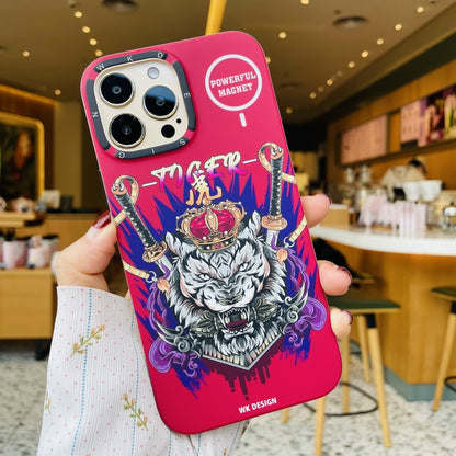 For iPhone 13 Pro WK WPC-019 Gorillas Series Cool Magnetic Phone Case (WGM-002) - iPhone 13 Pro Cases by WK | Online Shopping UK | buy2fix