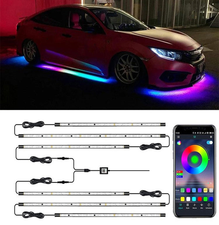 Car Modification Symphony Voice Control LED Chassis Lights, Specification:4 x 60cm + 2 x 90cm - In Car by buy2fix | Online Shopping UK | buy2fix