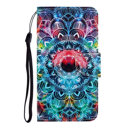 For Xiaomi Redmi 10C Colored Drawing Pattern Flip Leather Case(Mandala) - Xiaomi Cases by buy2fix | Online Shopping UK | buy2fix