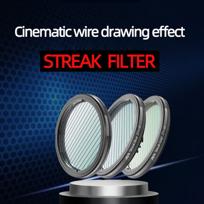 JSR Starlight Drawing Camera Lens Filter, Size:95mm(Streak Blue) - Camera Accessories by JSR | Online Shopping UK | buy2fix