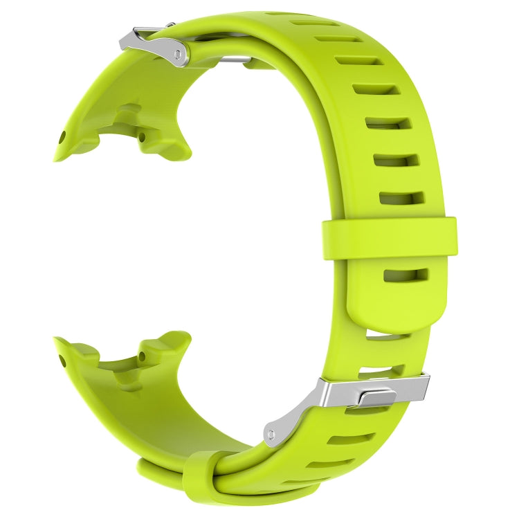 For Sunnto D4 / D4i Novo Diving Watch Silicone Watch Band with Extension Strap(Lime Green) -  by buy2fix | Online Shopping UK | buy2fix