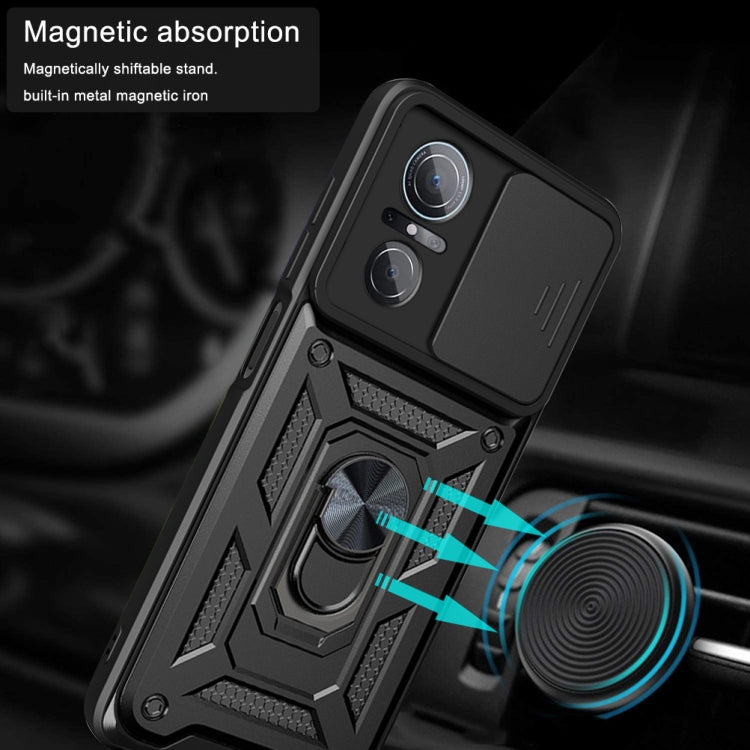 For Huawei nova 9 SE Sliding Camera Cover TPU + PC Phone Case(Black) - Mobile Accessories by buy2fix | Online Shopping UK | buy2fix
