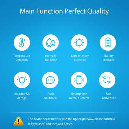 NEO NAS-TH02B Zigbee Temperature and humidity Sensor - Security by NEO | Online Shopping UK | buy2fix