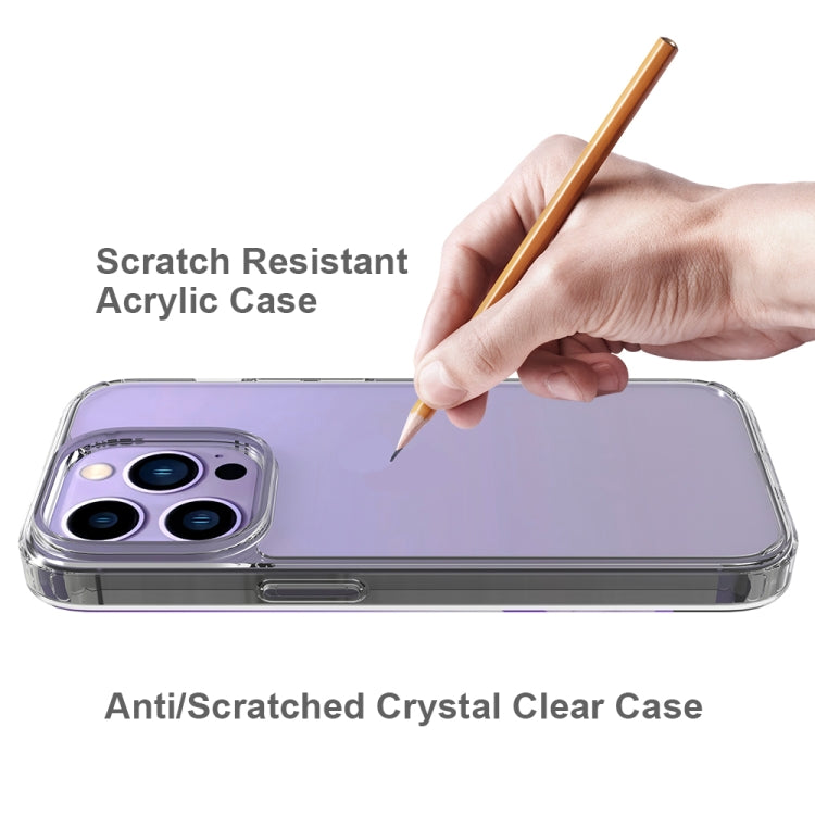 For iPhone 14 Pro Shockproof Scratchproof TPU + Acrylic Phone Case (Transparent) - iPhone 14 Pro Cases by buy2fix | Online Shopping UK | buy2fix