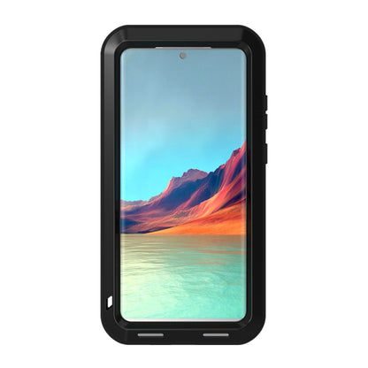 For Samsung Galaxy S22 Ultra 5G LOVE MEI Metal Shockproof Waterproof Dustproof Protective Phone Case(Red) - Galaxy S22 Ultra 5G Cases by LOVE MEI | Online Shopping UK | buy2fix