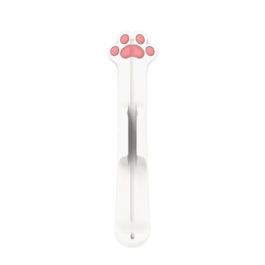 Stylus Silicone Magnetic Cartoon Pen Holder For Apple Pencil 1/2(White Cat Paw) - Pencil Accessories by buy2fix | Online Shopping UK | buy2fix