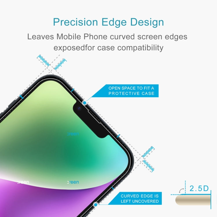 For iPhone 14 Plus 10pcs 0.26mm 9H 2.5D Tempered Glass Film - iPhone 14 Plus Tempered Glass by buy2fix | Online Shopping UK | buy2fix