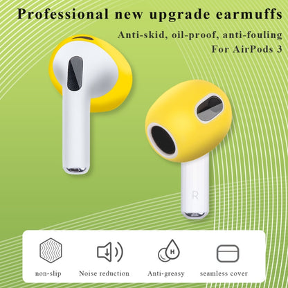 Ear Cap Silicone Protective Case for AirPods 3(Transparent White) - Apple Accessories by buy2fix | Online Shopping UK | buy2fix