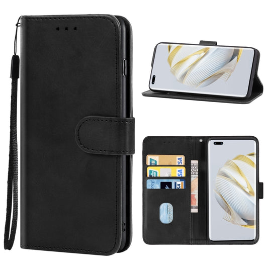 For Huawei nova 10 Pro Leather Phone Case(Black) - Mobile Accessories by buy2fix | Online Shopping UK | buy2fix